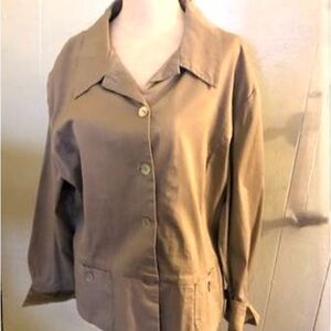 Vintage Chico's Tan Jacket, Size 2